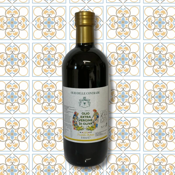 Olio DELLE CONTRADE Extravergine d'oliva estraz. a freddo  non filtrato - acidità 0,3  (bottiglia lt 1)  | TRANCHIDA GIANLUCA