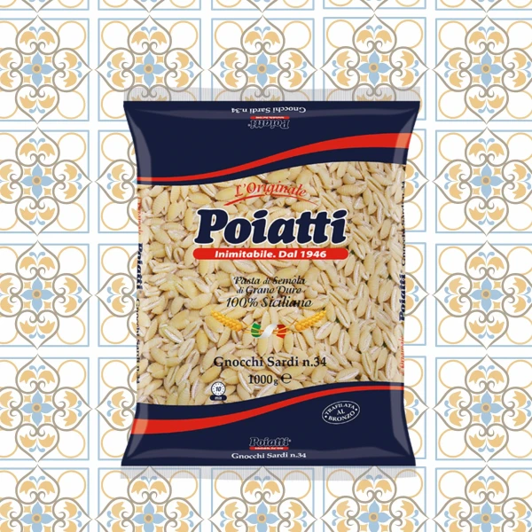 Pasta di Semola di grano duro Siciliano Gnocchi Sardi POIATTI